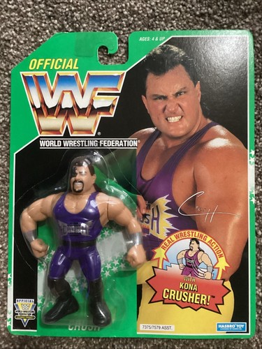 WWF Hasbro Green Card Evil Crush Wrestling Figure ...