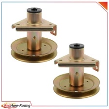 2 PK Spindle Assembly for John Deere AM124511 AM118532 (STX38-Black deck,STX46)