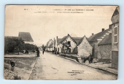 POSTCARD reproduction Charles Lediue Avant la terrible cuerre rppc