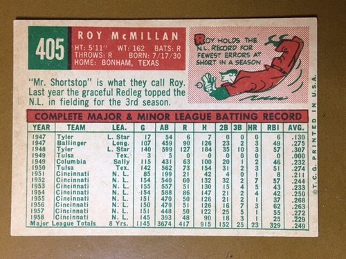 1959 Topps Baseball Singoli - Numeri 400-506 - Scegli la tua carta - Aggiorna il tuo set- - Foto 31 di 501