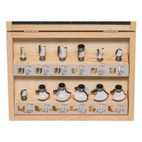 Makita D-53556 FräSer-Set 8Mm 12Stk FüR Makita RT001GM205 Holzbox
