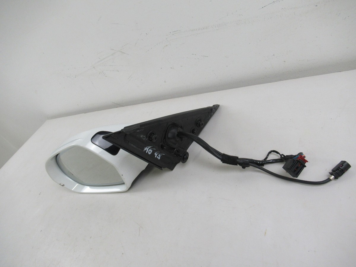 Audi A6 4G C7 11-18 Aussenspiegel ibisweiss links LY9C 4G1857409AL 