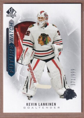 2020-21 SP Authentic Future Watch #213 Kevin Lankinen RC /999 Chicago Blackhawks