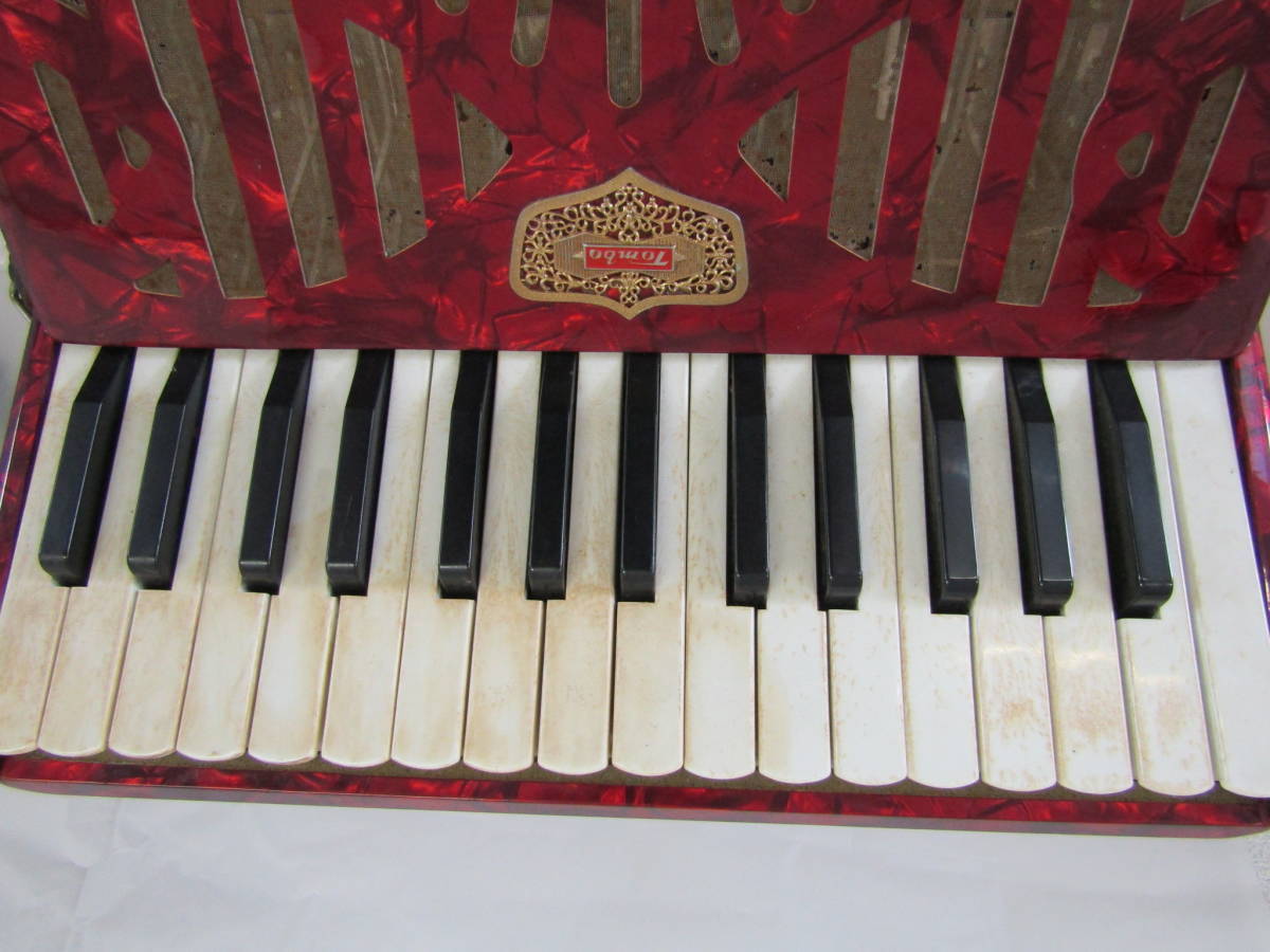 美品？アンティークTombo　ACCORDION　レッド 美品？アンティークTombo ACCORDION レッド - メルカリ