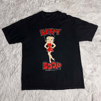 Vintage 1996 Betty Boop Alstyle Apparel Double-Sided Graphic T-shirt L/XL