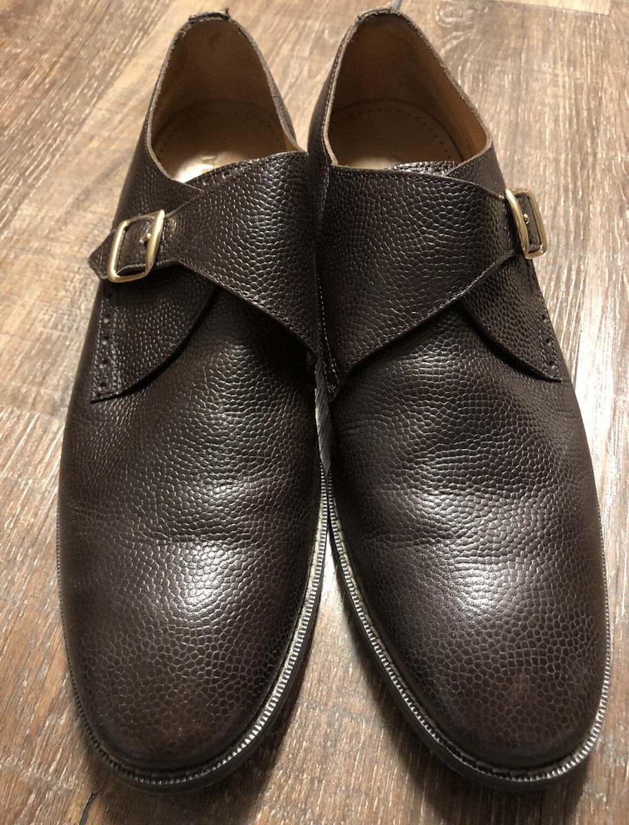 Cole Haan Mens Slip On Dress Shoe Loafers Dark Brown Leather 