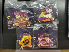Pins Disney Lot Halloween Marie Cheshire Chip Dale Stitch Disneyland Paris OE