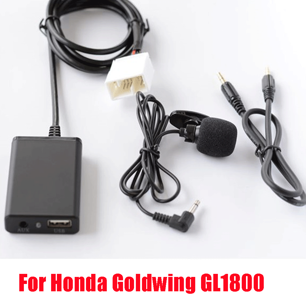 Digital Music CD MP3 Changer USB SD AUX MIC Bluetooth For Honda Goldwing GL1800