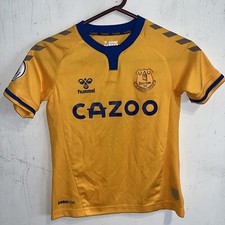 Hummel Everton Soccer Football Jersey Youth Med Europe YL US 10Y Calvert-Yewin