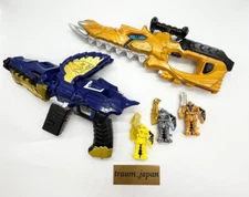 Power Rangers Dino Fury Ryusoulger DX Gold Mosa Blade Blaster Morpher Set BANDAI