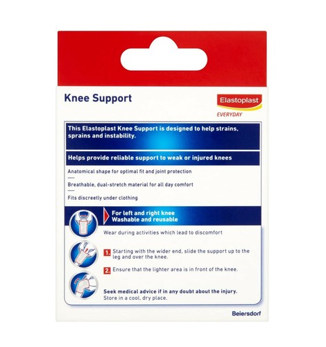 2 x Elastoplast Functional Sport Knee Support Brace Weak Injured Knees Size M - Picture 4 of 5