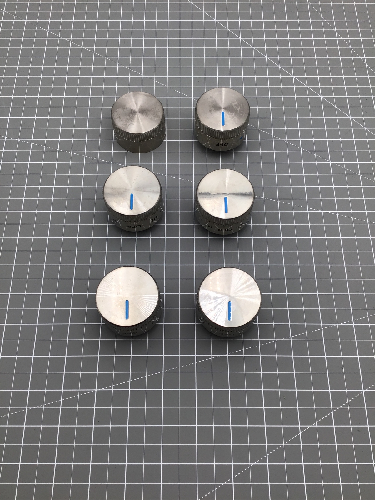 12971100018823 Midea Stainless Steel Range Knob Full Set of 6