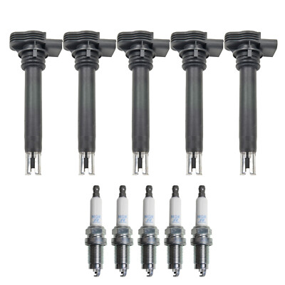 #ad #ad Bosch 5 Ignition Coil NGK 5 Standard Spark Plug Kit For VW Beetle Golf Jetta L5 $184.95