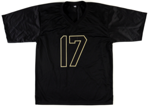 Jersey negro personalizado firmado por Josh Allen - Autenticado por Beckett - Imagen 3 de 3