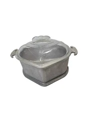 Guardian Service Hammered Aluminum Triangular Roaster Dutch Oven w/Lid Vintage