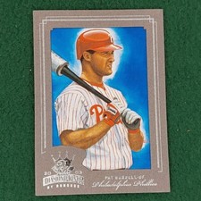 Pat Burrell 2003 Donruss Diamond Kings Baseball Card #126 serial #d 076/400
