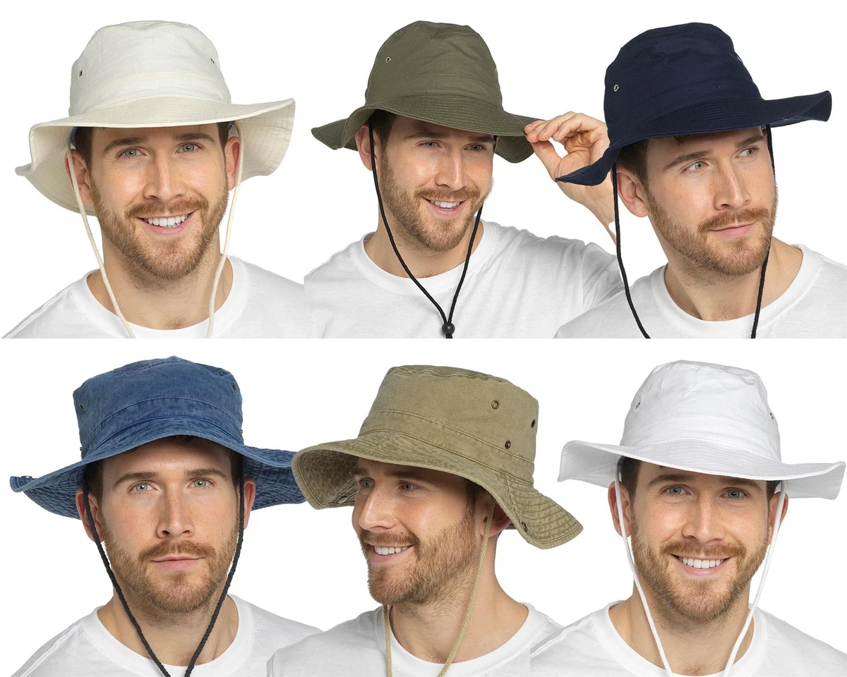 Cappello da pesca UPF 50+ Cappello da sole a tesa larga per uomo e donna, cappelli secchiello da uomo con protezione UV per | IT