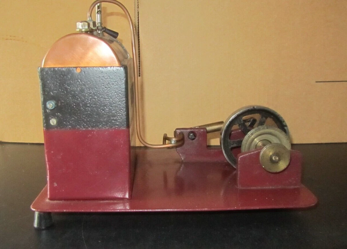 158: RADIGUET Machine à vapeur en laiton avec deux bout