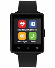 iTouch Air 2 Smartwatch 45mm Black Case with Black Strap
