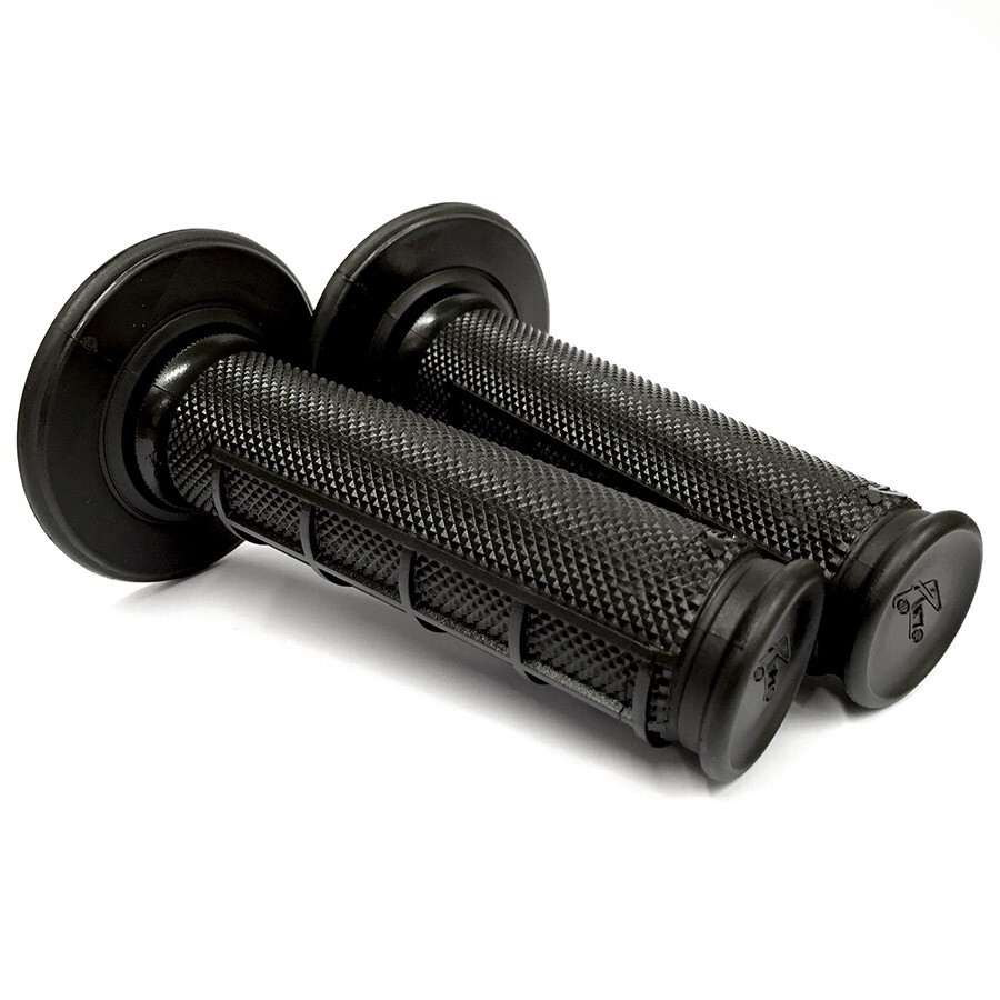 Poignées MX dual compound diamond waffle anti glisse ultra tacky noires