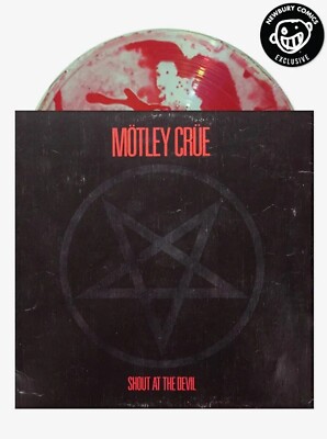 Motley Crue Shout at the Devil Clear Blood Filled Vinyl LE