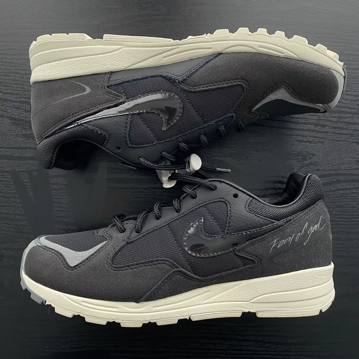 Nike Air Skylon 'Fear of God Black Sail' Size M 5.5 / W 7 BQ2752-001 | eBay