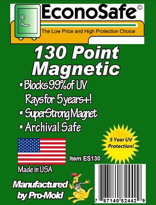72x EconoSafe ES130  Magnetic Card Holder 130pt One Touch (4 Full Boxes)