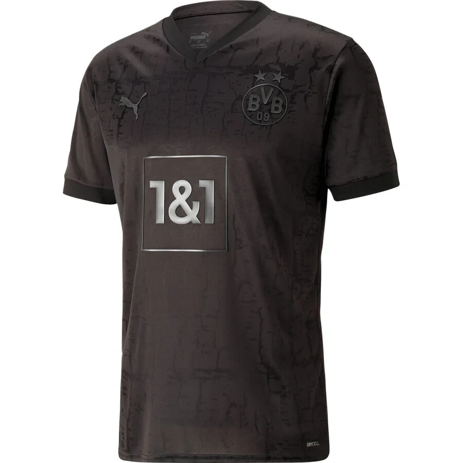 Blackout Jersey Full Black Dortmund Kit Puma Borussia Dortmund BVB \