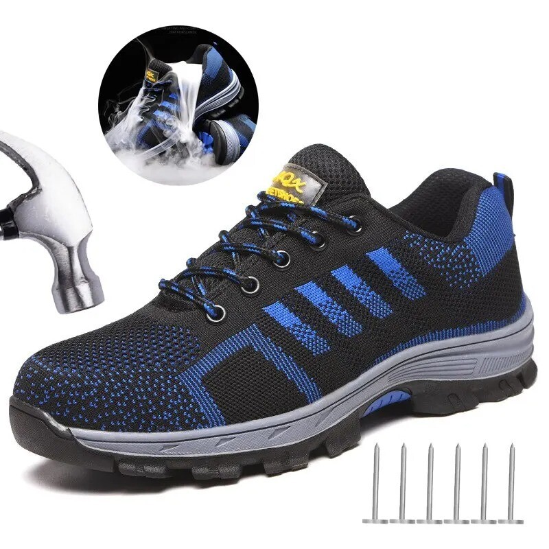 Chaussures de sécurité Invincibles unisexes en acier taille 42 noir