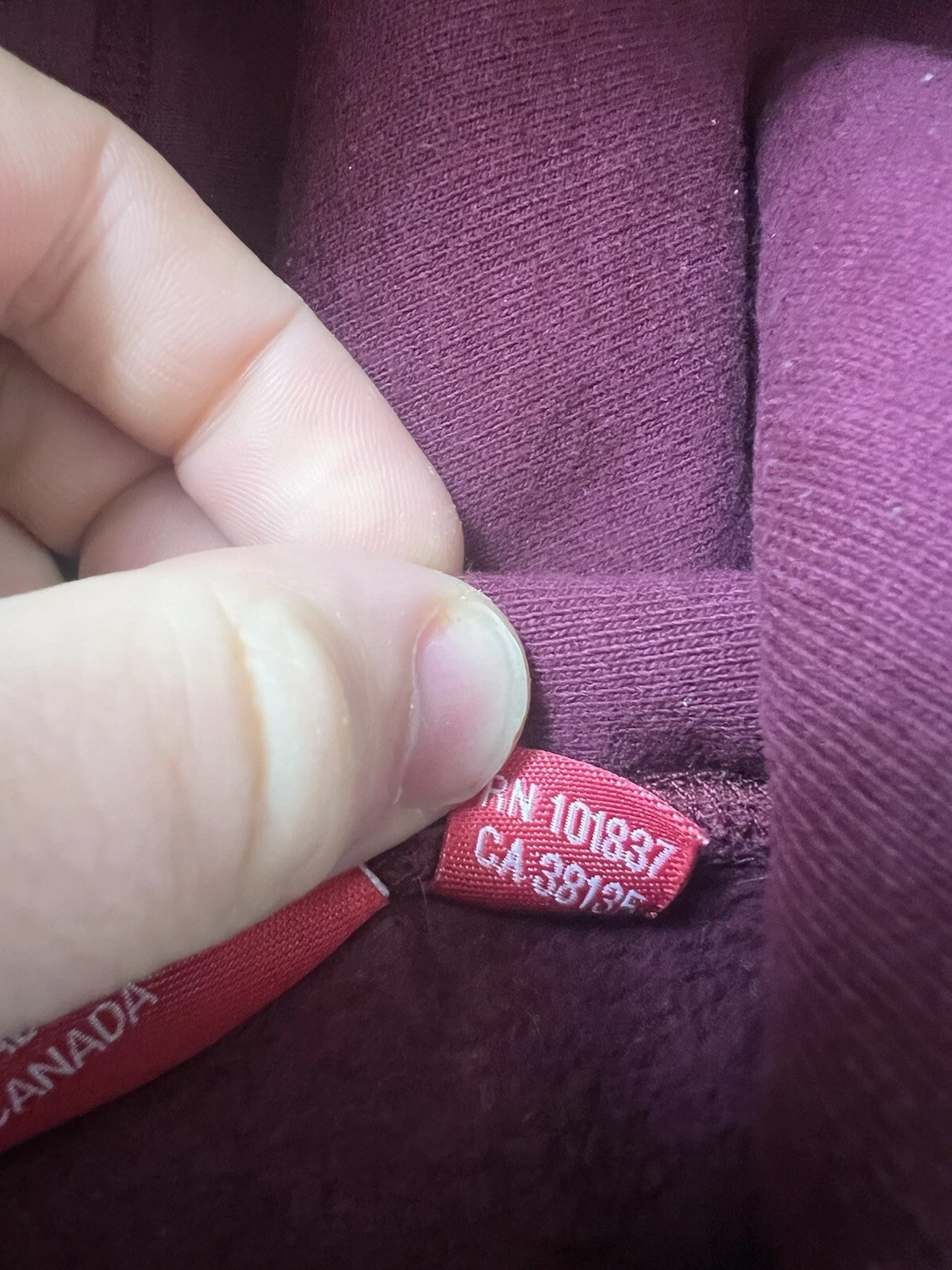 Supreme Felpa con Cappuccio Spazzola Logo FW 2017 UK Taglia Media M Borgogna Viola Rosso