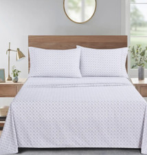 South Point Home Fashions Twin/Twin XL - 4 Piece Sheet Set, MEDALLION GREY