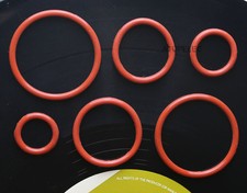 4-20pcs Vacuum Tube Silicone Damper Ring 12AX7/KT88/300B/EL34/6SN7/2A3/6550/6Z4