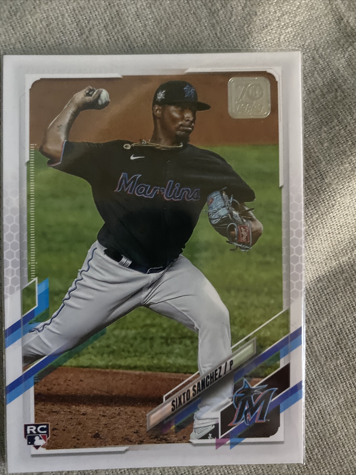 2021 TOPPS SERIES 1 SIXTO SANCHEZ PHOTO VARIATION SP #25 ROOKIE RC MIAMI MARLINS