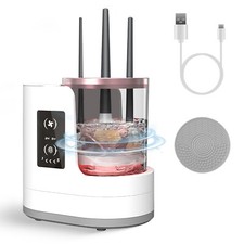 USB Powered Electric Makeup Brush Cleaner Machine Dryer Holder UV Disinfection