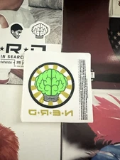 RARE AUTHENTIC ORIGINAL PROMO N.E.R.D. GLOW IN DARK IRON ON 2001