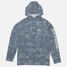 Salty Crew Mariner Lite UV Hooded Long Sleeve T-Shirt Dark Navy