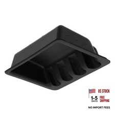 Center Console Organizer Tray, ABS Black Center Console Bin Insert Tray with