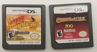 Safari Adventures Africa & Chocolatier Zoo Nintendo DS Lot (2) Games Only Untest