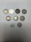 Assorted Seated Liberty, Barber One Dimes 2 Half Dimes 90% Silver