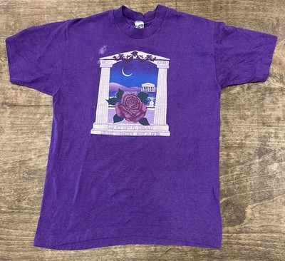 VTG Grateful Dead Greek Theatre Berkeley CA May 1982 Tour Purple Shirt -  L