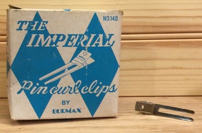 98 Count, The Imperial Pin Curl Clips By BURMAX, NO.140, Prof DBL Prong Clips