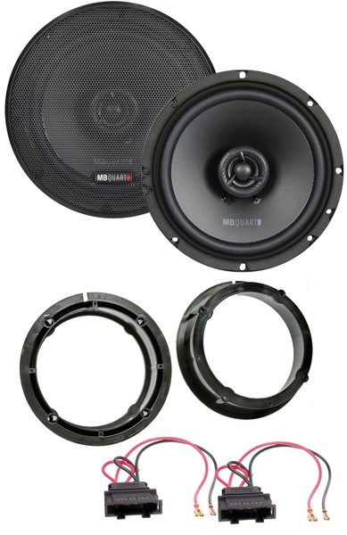 MB Quart 2-Wege 16,5Cm 160Watt Lautsprecher FüR VW Golf IV V Passat TüR Front He-image