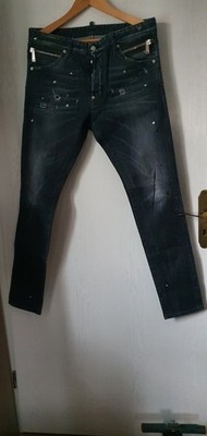 Jeans DSQUARED, Schwarz,  Used-Look, Cool Guy, Gr.50, Neu und Ungetragen.