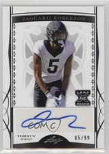2022 Leaf Trinity Silver 85/99 Jaquarii Roberson #BA-JR3 Auto 6k8