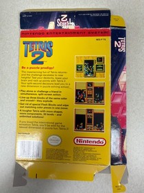 Nintendo NES, TETRIS 2, by NINTENDO, Box Only