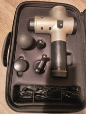 Hyperice Hypervolt Portable Massage Gun w/ Case, 4 Attachments NEEDS CHARGER