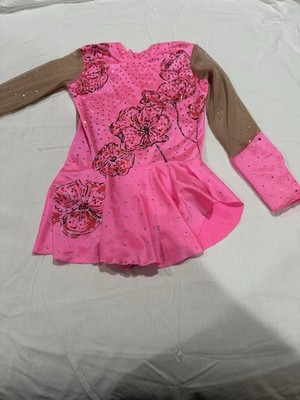 Pink Girls Leotard For Performance Gymnastics