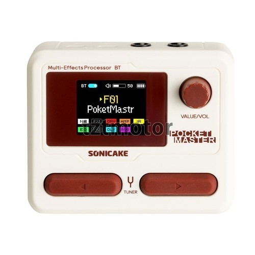 Guitarra Eléctrica Sonicake Pocket Master Procesador Integral Multiefectos BT - Imagen 16 de 25