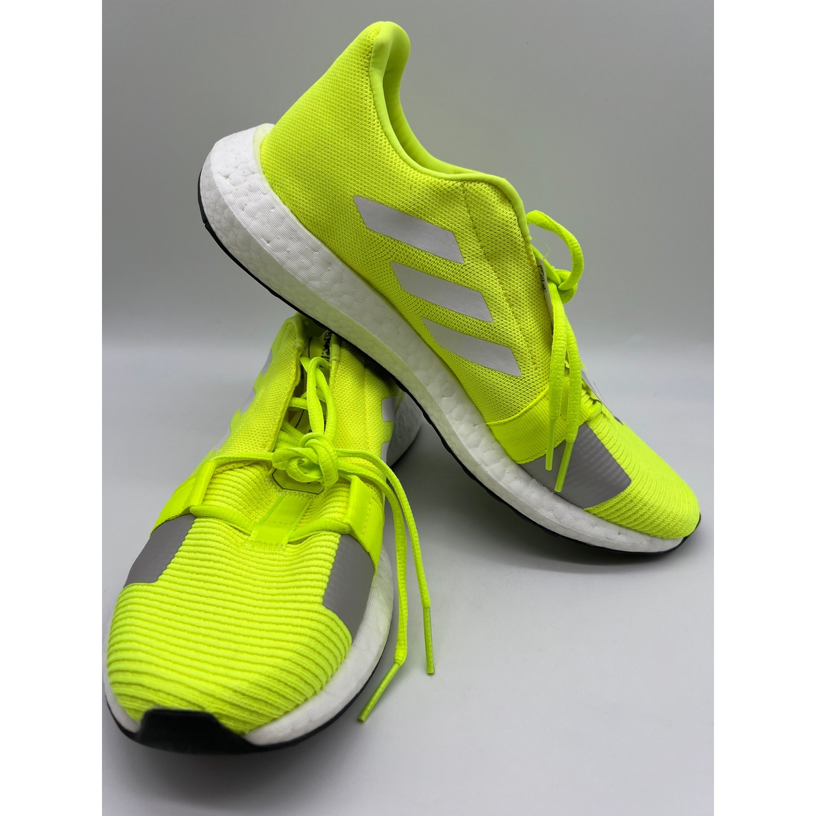 adidas Men's Senseboost GO Running Shoes Neon/Yellow Sneakers EF1580 Size 9.5 thumbnail 6