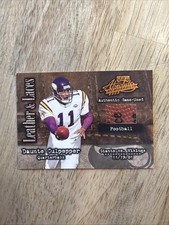 Daunte Culpepper 2002 Playoff Absolute Memorabilia Leather and Laces #LL-5 /250